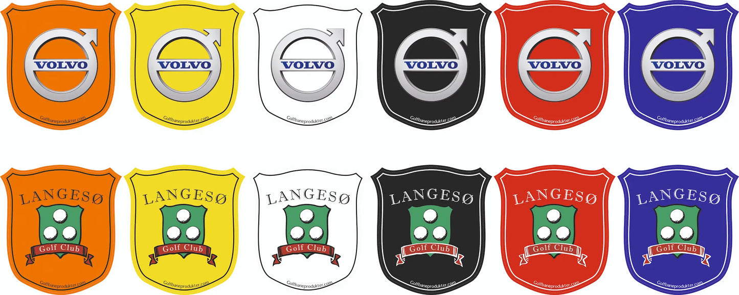 Klistermærke til PUflag 40 stk, Skjold