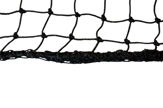 Golfball stoppnett, svart m/tau, 2 x 25 m