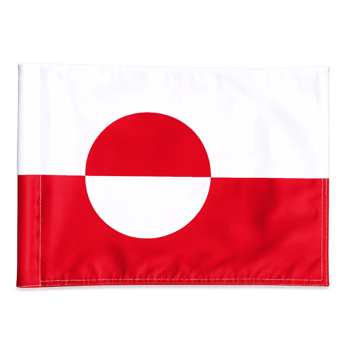 Golfflagg Grønland, 200 g flaggduk