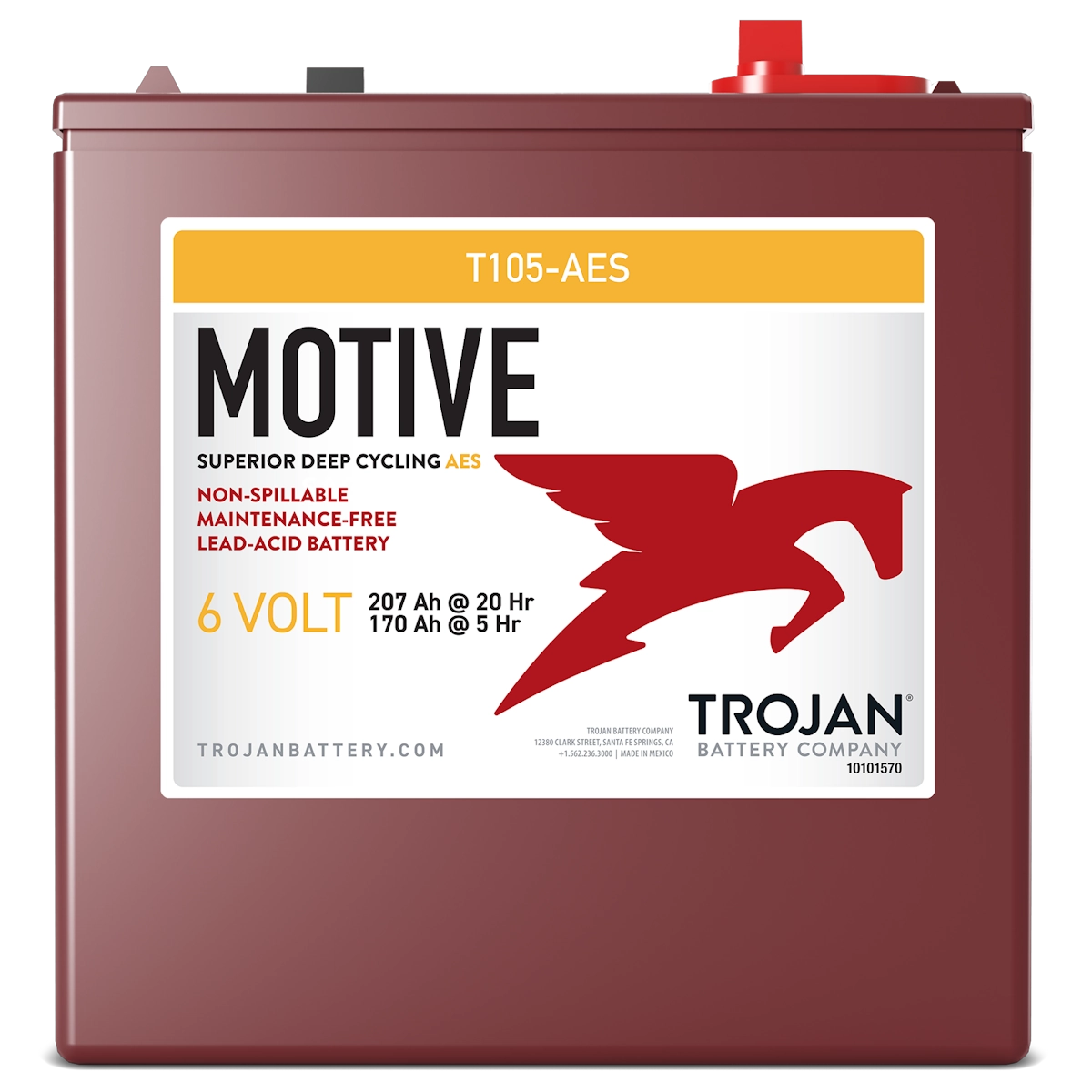 Trojan AES 6V AGM Dypsyklusbatteri