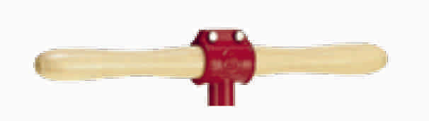 Håndtag i træ til Par Aide hulbor