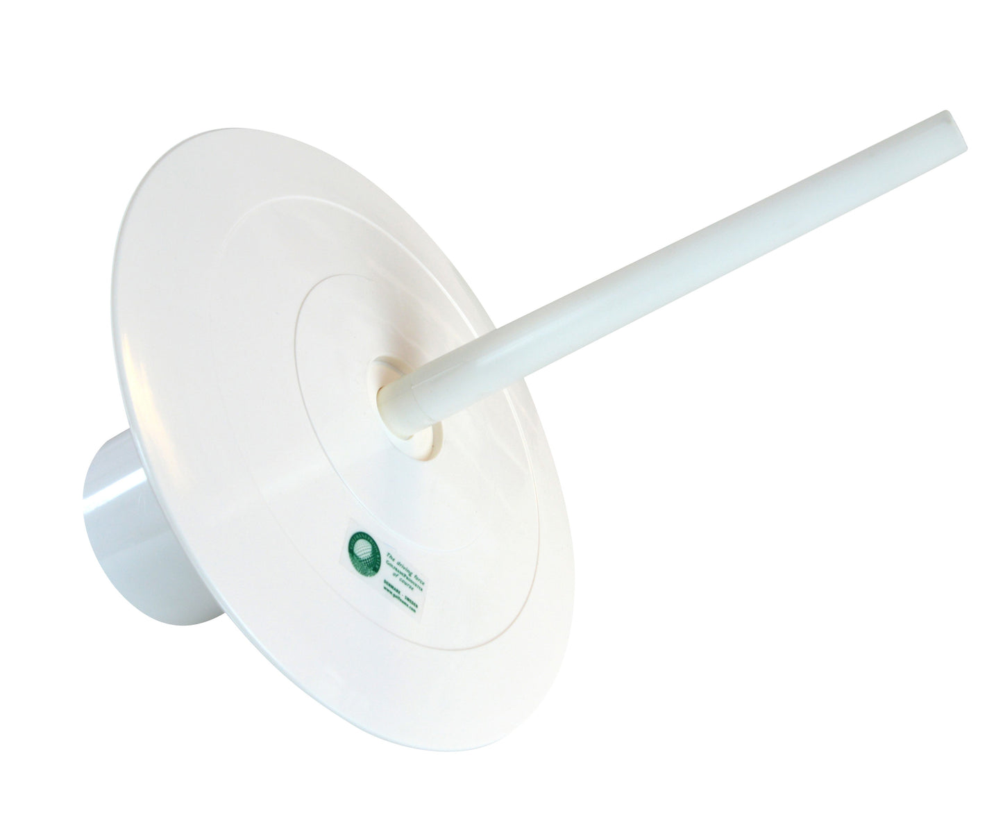 Fairwaymarkør m. bøjeligt rør, hvid