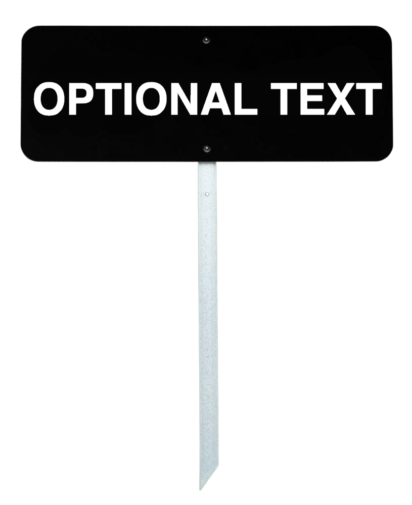 Golfskilt 40x15 cm – med egen tekst