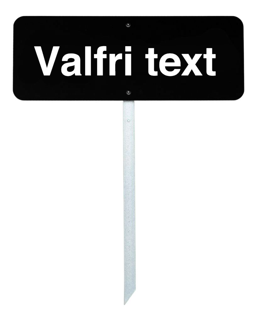 Golfskilt 40x15 cm – med egen tekst