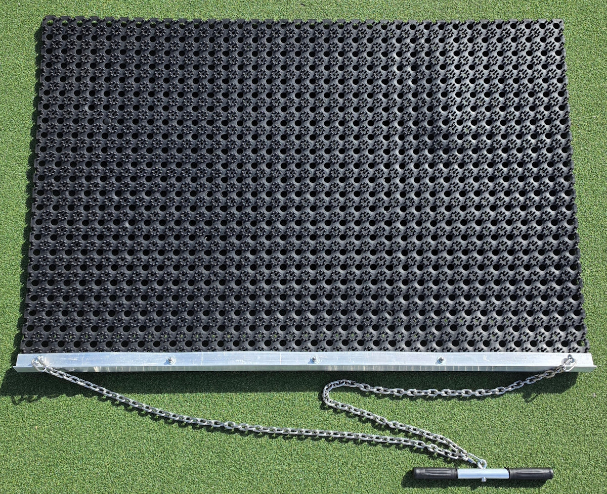 Gummi slæbenet, 1,5 x 1 m