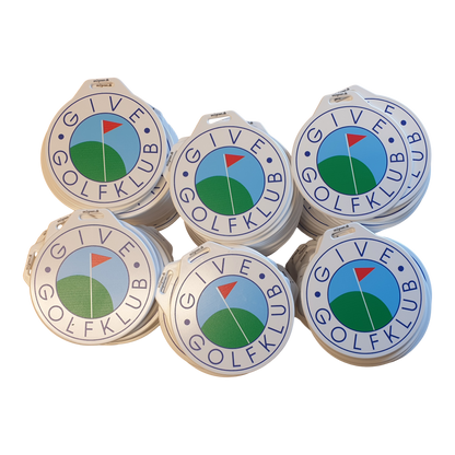 Bagmærke ø 100mm digital printet på én side