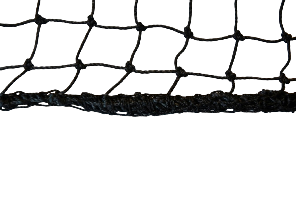 Golfball stoppnett, svart m/tau, 3 x 25 m