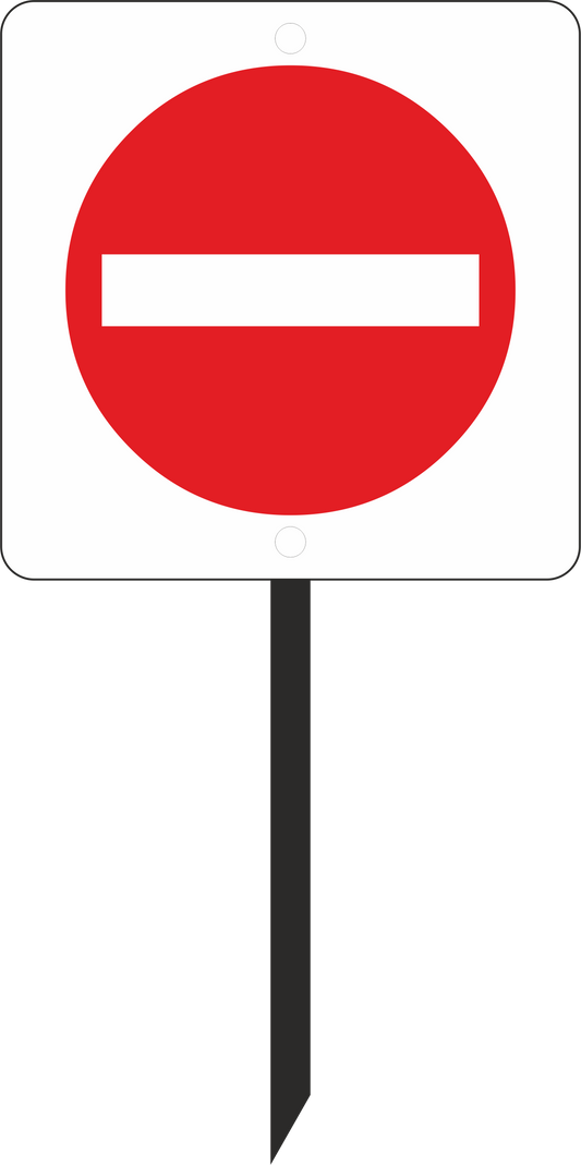 Golfskilt Adgang forbudt