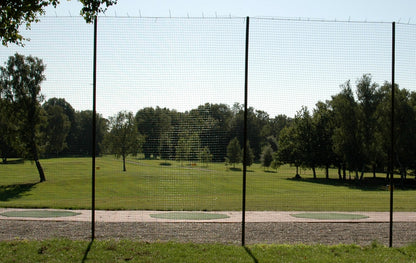 Golfball stoppnett, svart m/tau, 3 x 25 m
