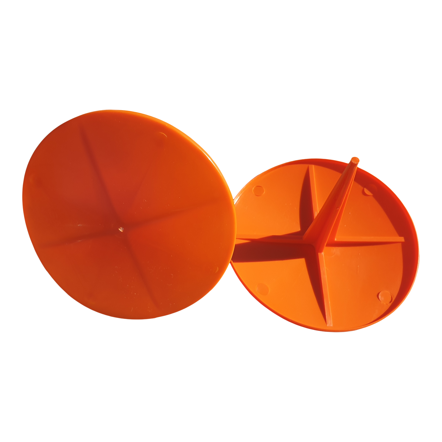 Tee markering Flad, Ø 15 cm, orange