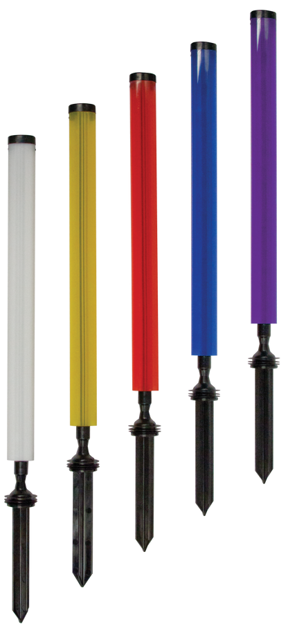 Fleksibel markeringspæl, rød