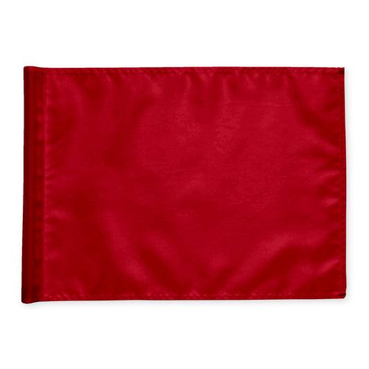 Puttinggreen flag, rød, nylon, ekstra kraftig flagdug.
