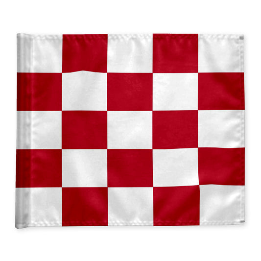 X-large red/white flag