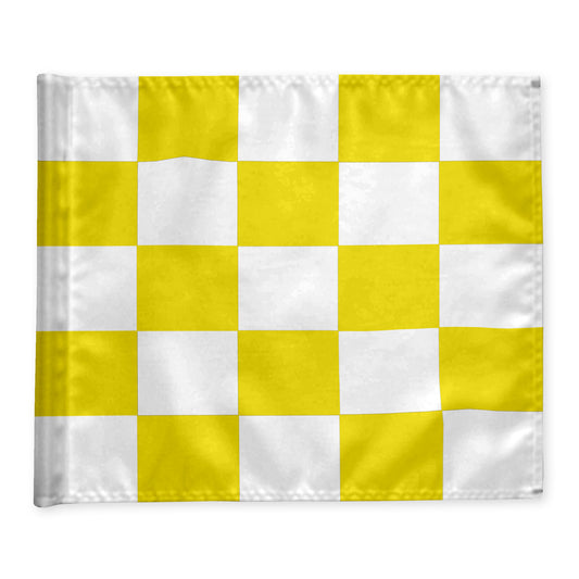 X-large yellow/white flag